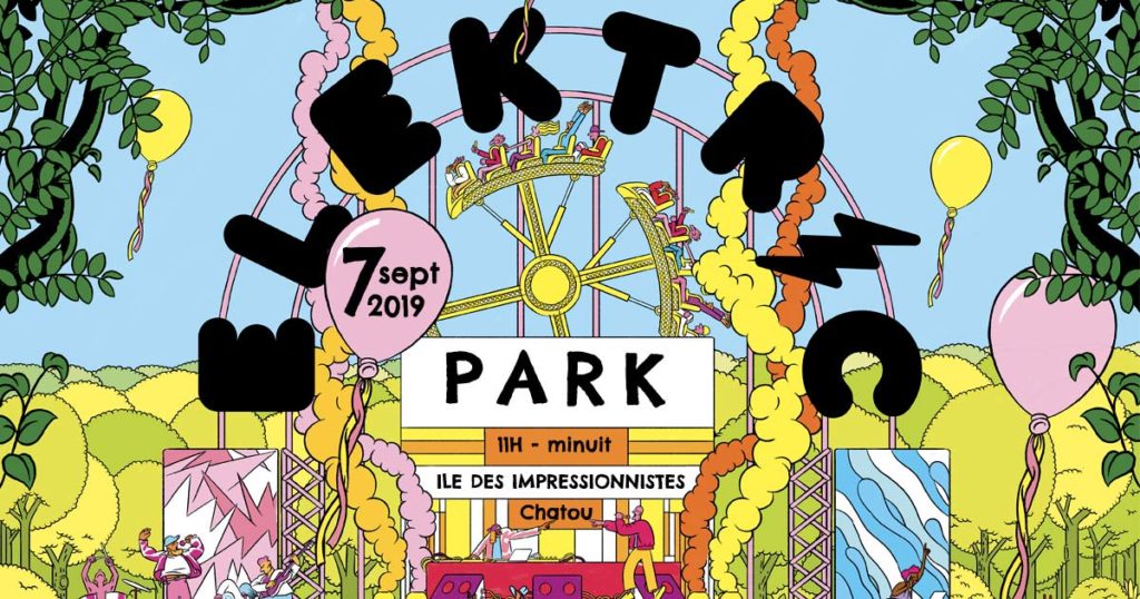 L'affiche pour les 10 ans de l'Elektric Park